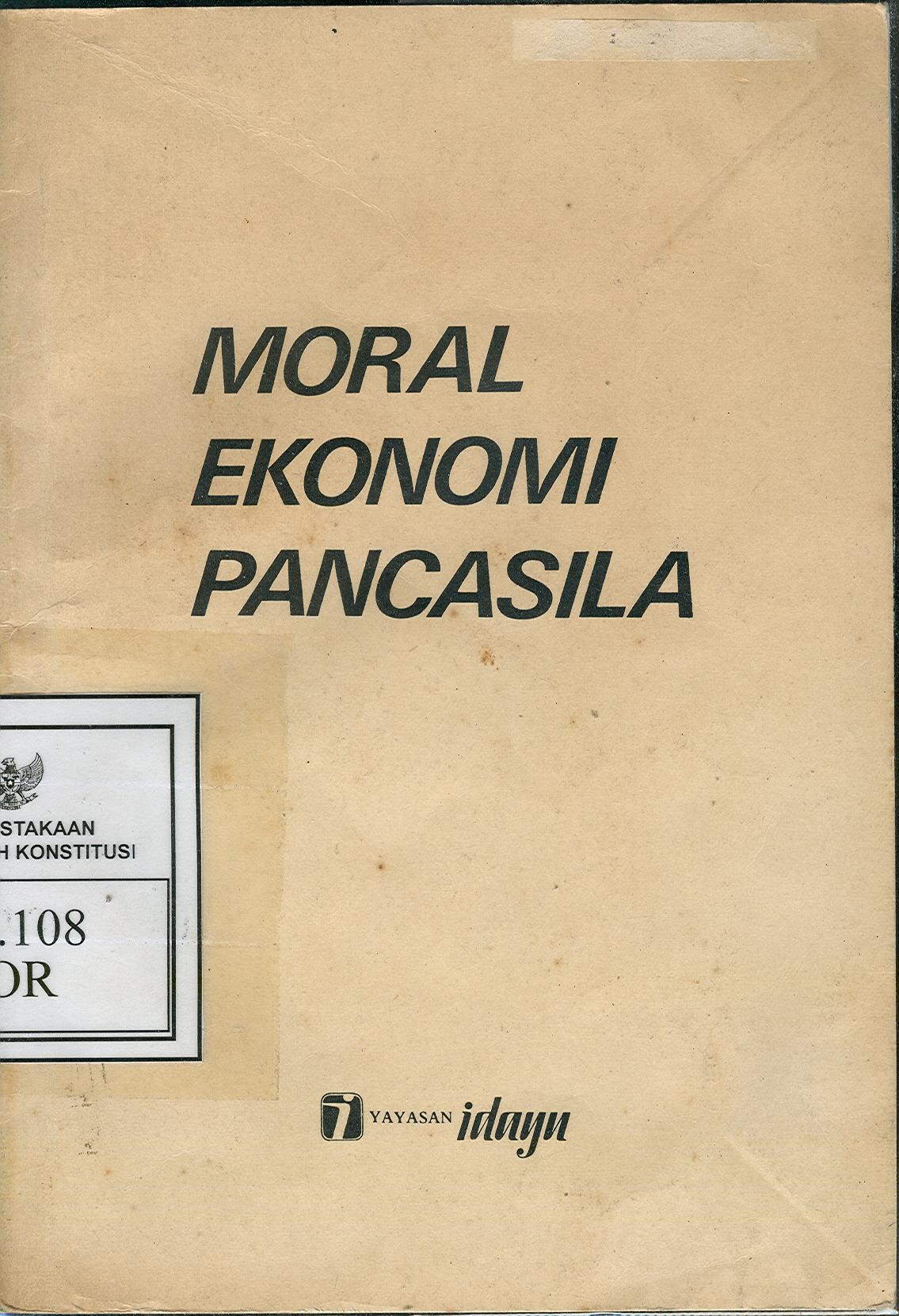 Moral Ekonomi Pancasila